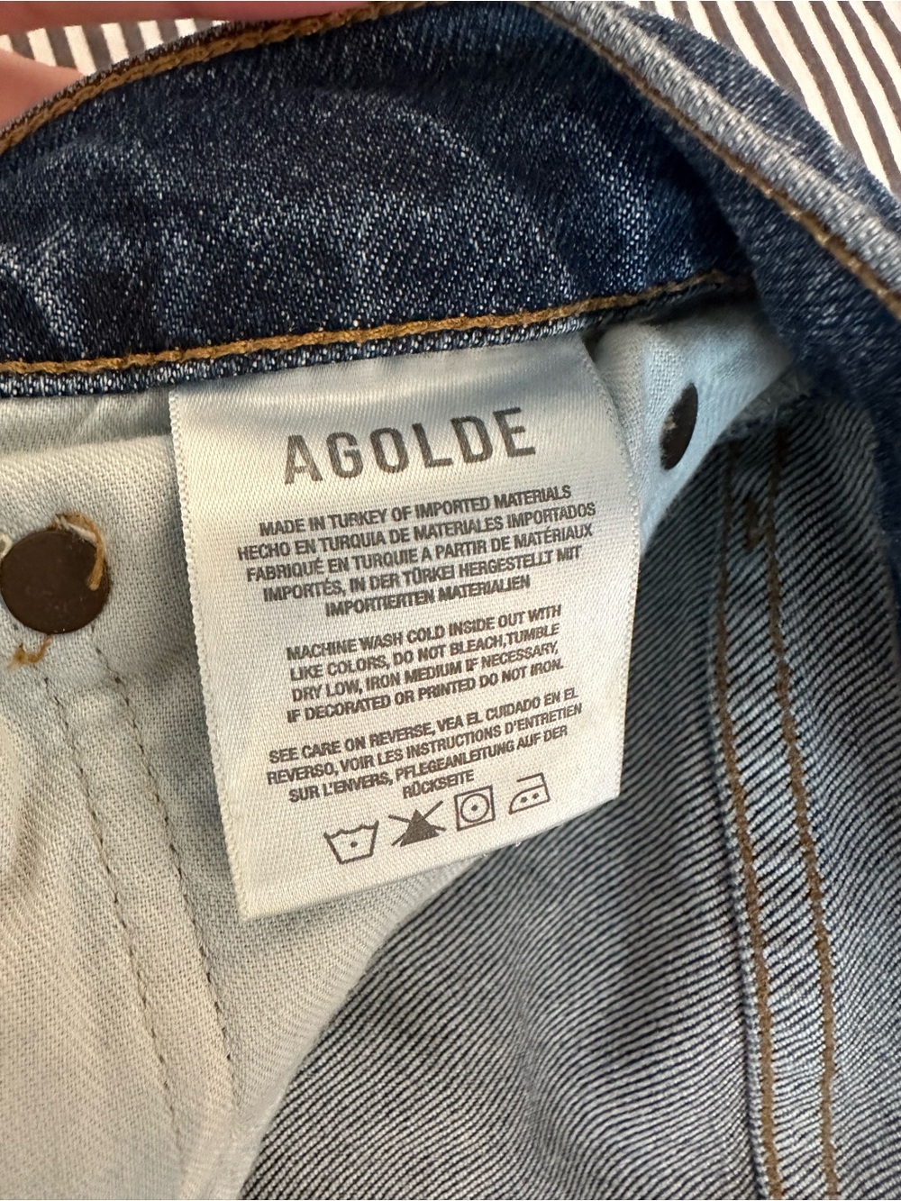 Agolde Slim Riley Jeans - Picture 5 of 6